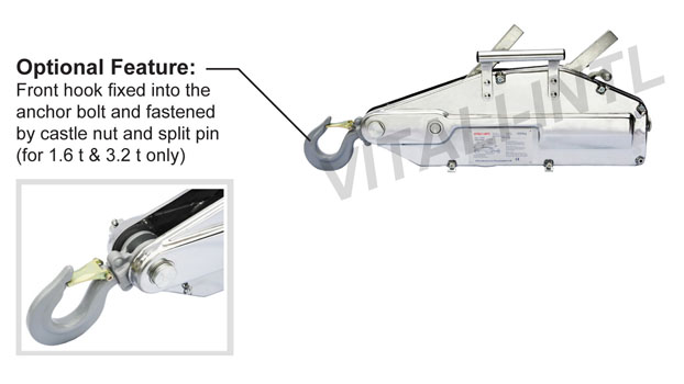 VITALI-INTL Hand Hoist YAL Optional Features